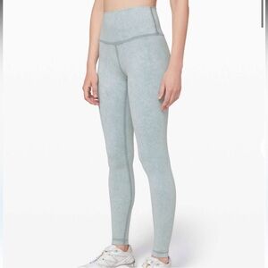 Lululemon High Rise Snow Washed Leggings 28” Size 8